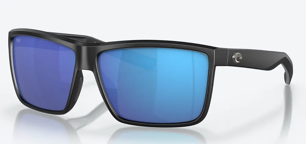 Rinconcito Sunglasses with Matte Black Frames and 580P Blue Lenses by Costa Del Mar