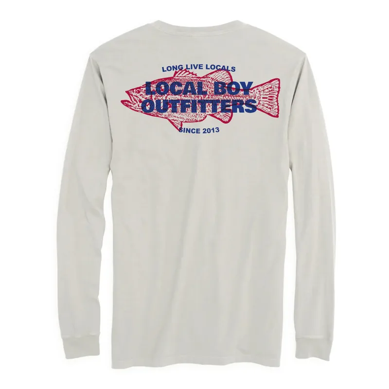 Gone Fishin‘ Long Sleeve Tee Shirt by Local Boy Outfitters