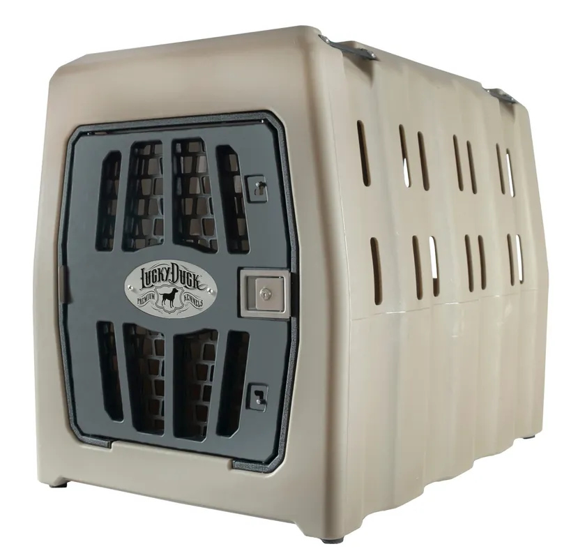 Prairie Tan Large Lucky Dog Kennel by Lucky Duck