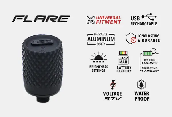 Rechargeable Flare Sight Light by CBE