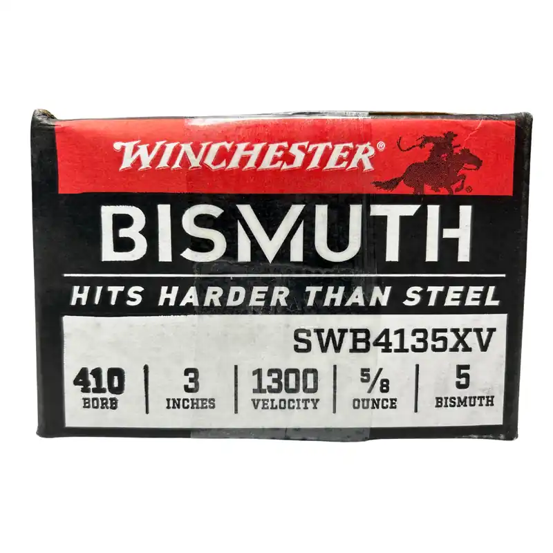Winchester 1300fps .410 Gauge 3" 9/16oz 5 Shot Bismuth Shotgun Ammunition