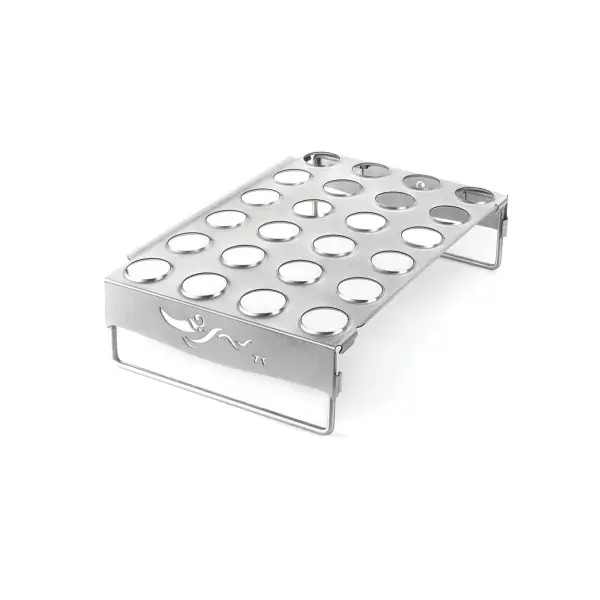 Stainless Steel Jalapeno and Chicken Leg Roaster by Outset Grillware