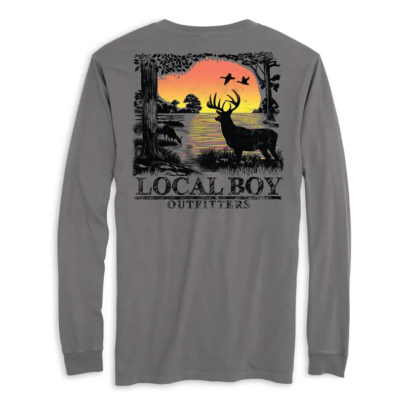 Twilight Tracker Long Sleeve Tee Shirt by Local Boy Outfitters