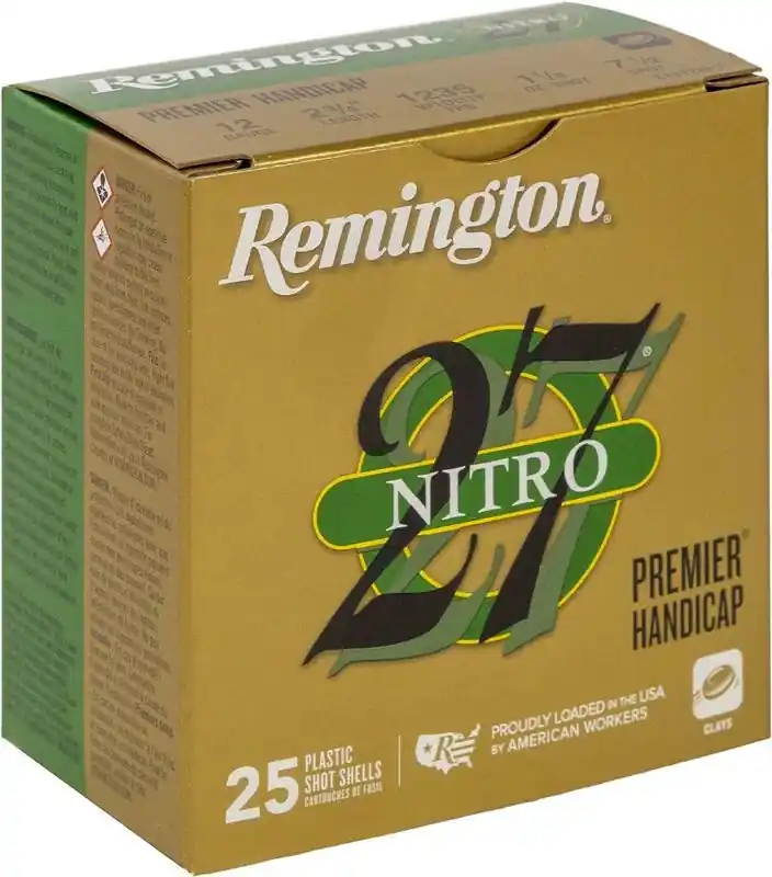 Remington Nitro 27 1235fps 12 Gauge 2-3/4" 1-1/8oz 8 Shot Lead Shotgun Ammunition