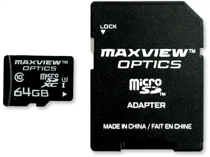 Maxcam 64GB SD Card by MaxView Optics