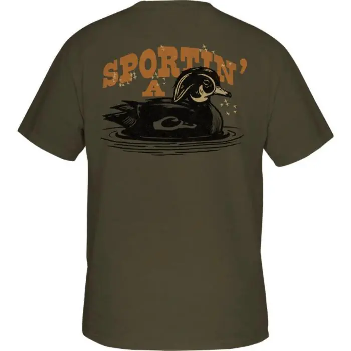 Men‘s Sportin‘ A Woodie Short Sleeve Graphic Tee Shirt by Drake