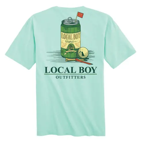 Men‘s 19th Hole Short Sleeve Graphic Tee Shirt by Local Boy