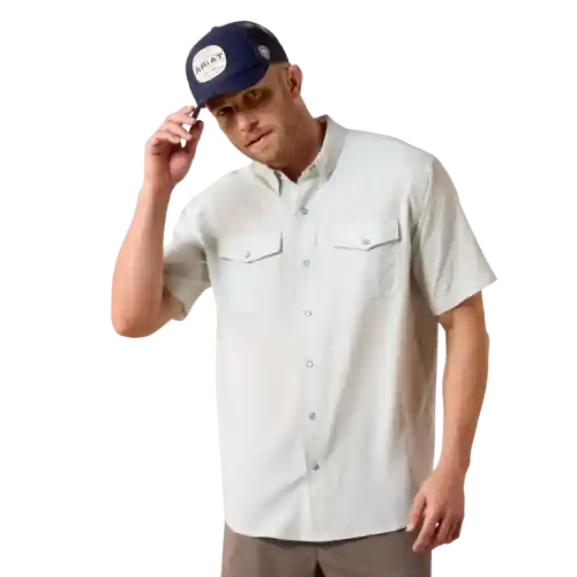 Western VentTEK Snap Shirt-Aqua by Ariat