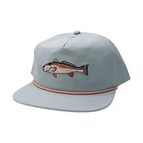 Redfish Low Profile Rope Hat in Fog by Local Boy Outfitters
