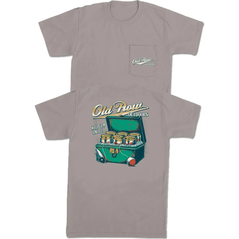 Keep ‘Em On Ice Pocket Tee Shirt by Old Row