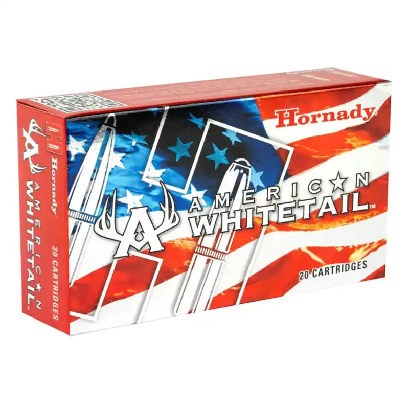 Hornady American Whitetail 2,820 fps 308 150 Grain Interlock Soft Point Rifle Ammunition