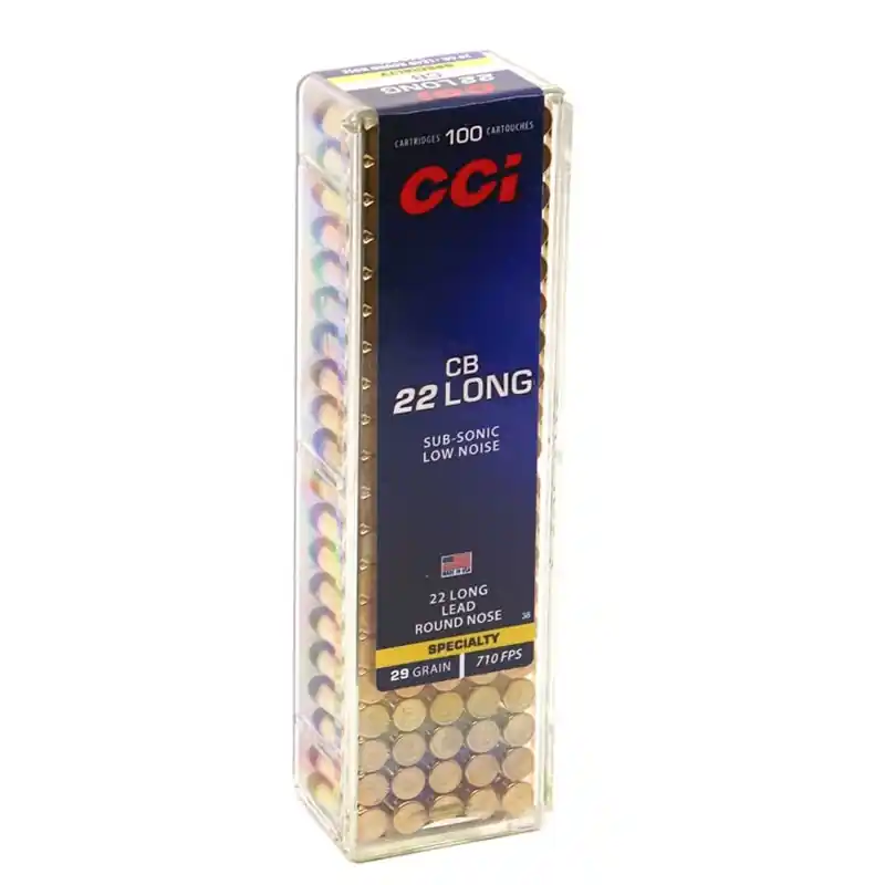CCI Subsonic 710 fps 22 CB 29 Grain Lead Round Nose Rimfire Ammunition