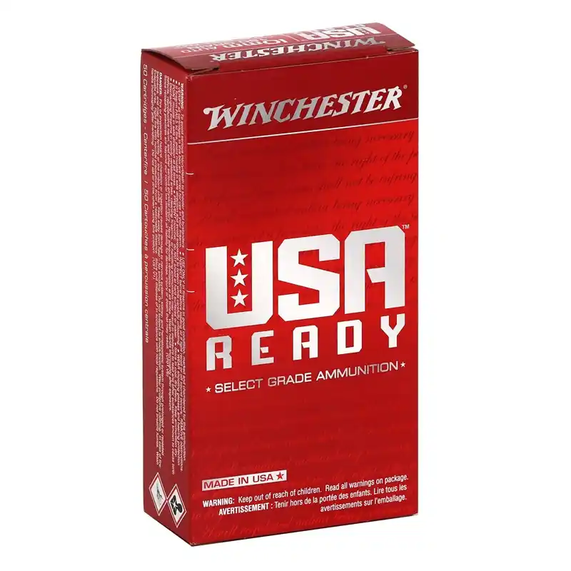 Winchester USA Ready Select Grade 1,250 fps 10mm 180 Grain Full Metal Jacket Handgun Ammunition