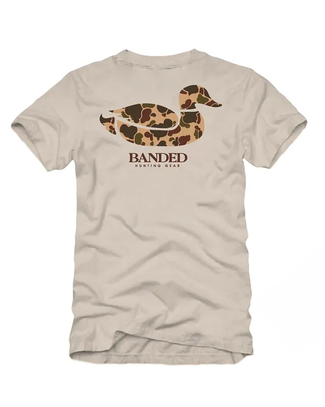 Men‘s Decoy Short Sleeve Graphic Tee Shirt by Banded
