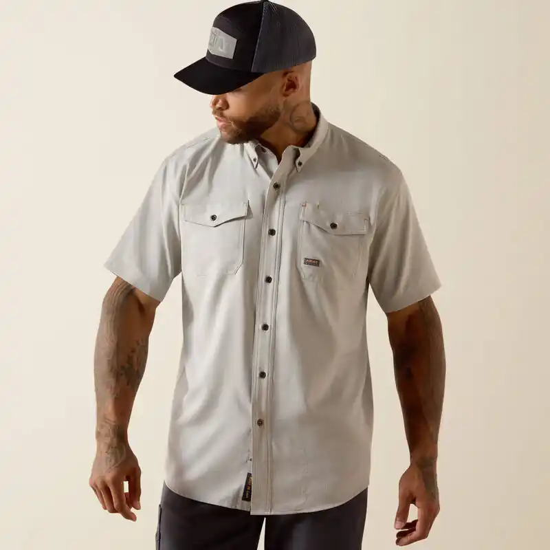 Rebar Made Tough VentTEK DuraStretch Work Shirt by Ariat