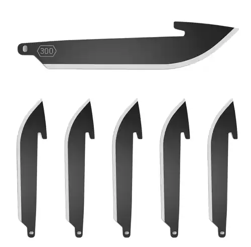 3" 6 Pack Drop Point Replacement Blades by Outdoor Edge