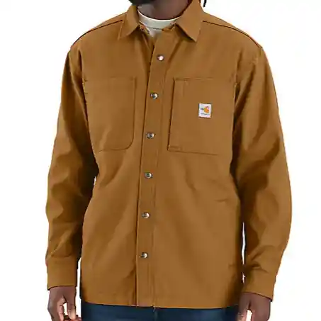 Men‘s Flame Resistant Long Sleeve Flex Shirt Jacket by Carhartt