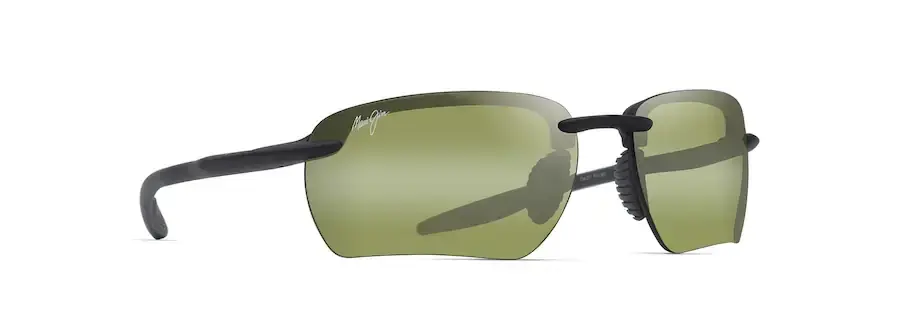 Ho‘Okipa Ultra G Sunglasses with Matte Black Frames and Dark Maui HT Lens by Maui Jim