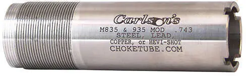 Carlson‘s 12 Gauge Modified Medium Range Choke Flush Non-Ported Stainless Steel for Browning Invector Plus