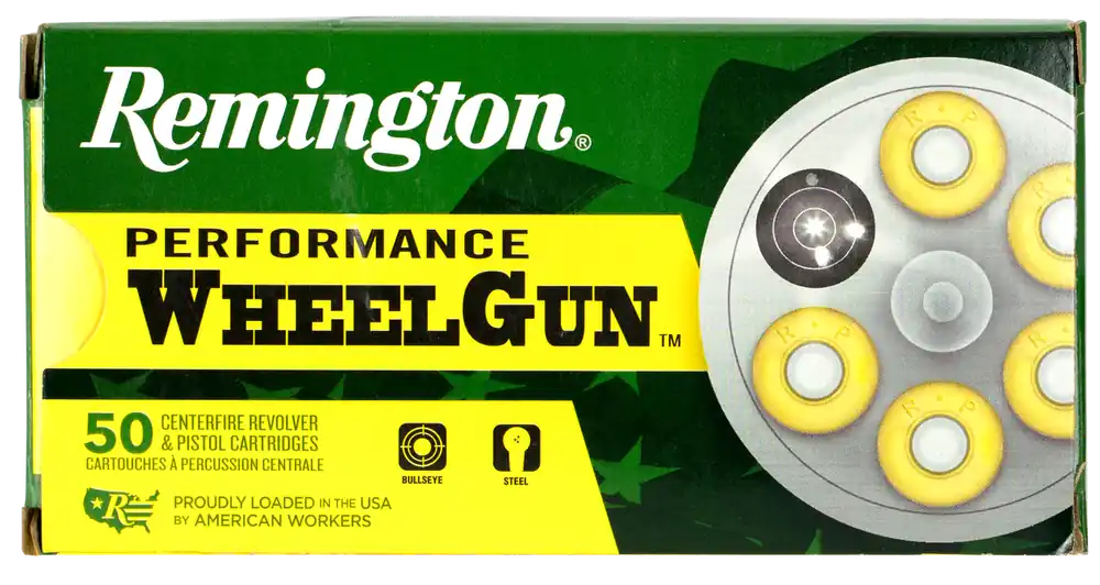Remington Performance WheelGun 835 fps 38 Short Colt 125 Grain Lead Round Nose Handgun Ammunition