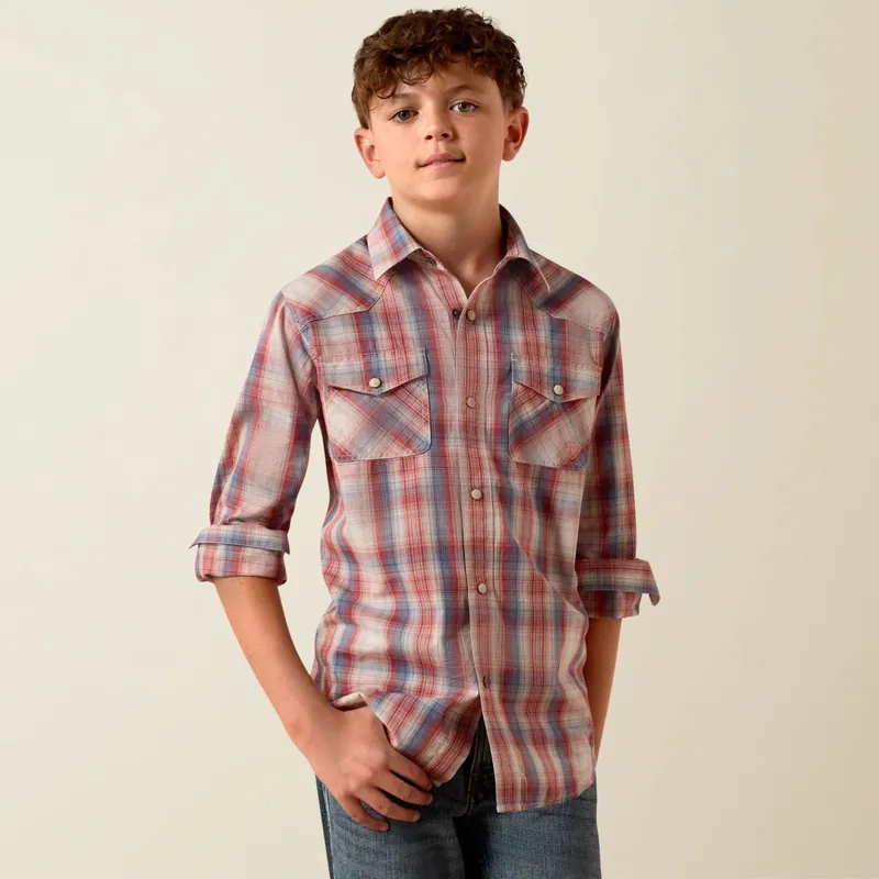 Youth Retro Hodge Snap Shirt by Ariat