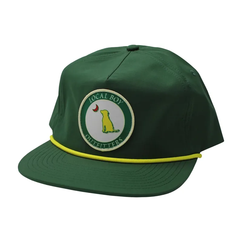Ball Marker Low Profile Rope Hat in Forest by Local Boy Outfitters