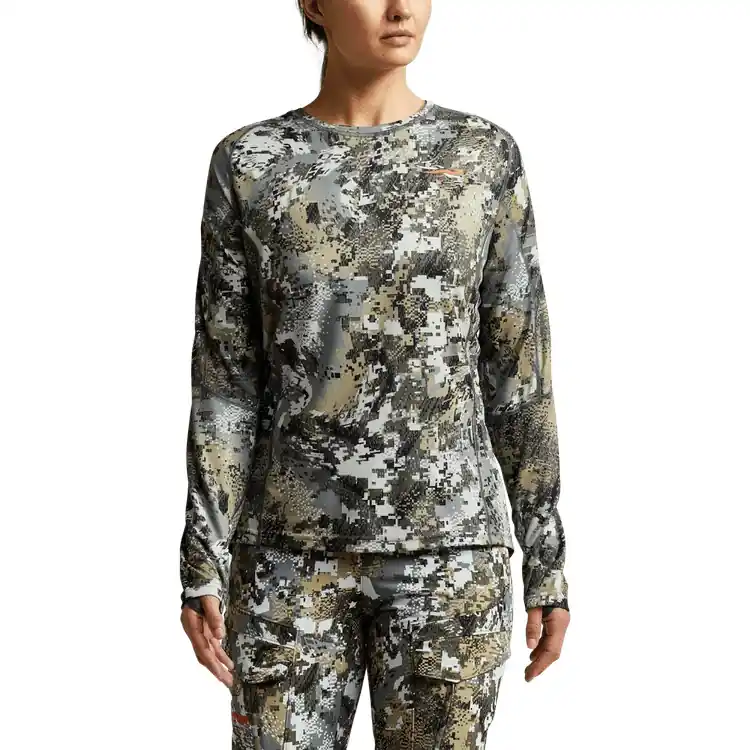 Womens Core Light Weight Crew Long Sleeve Shirt by Sitka