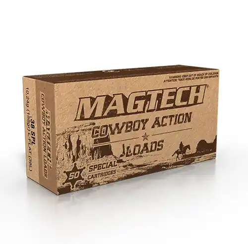Magtech 38 Special Cowboy 158gr Lead Flat Nose Handgun Ammunition
