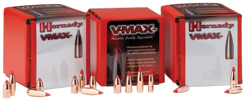 224 Caliber 55 Grain V-Max Reloading Bullets by Hornady