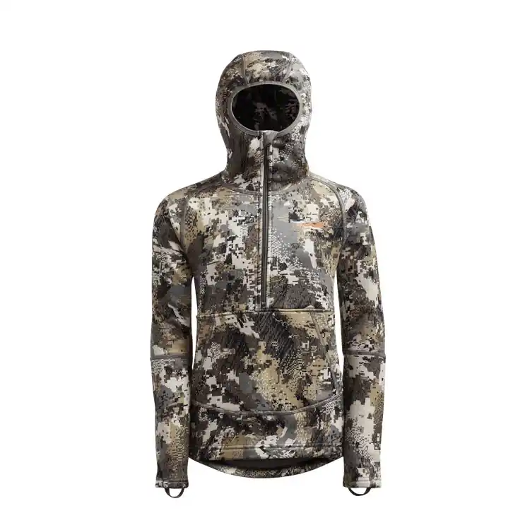 Youth Heavyweight Pullover Half Zip Hoodie by Sitka