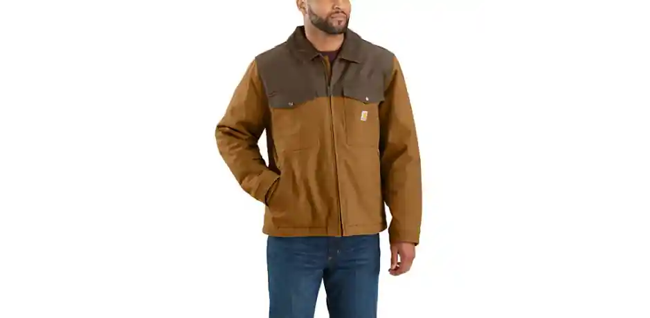 Montana Rugged Flex Relaxed Fit Duck Insulated Jacket 2 Warmer Rating by Carhartt
