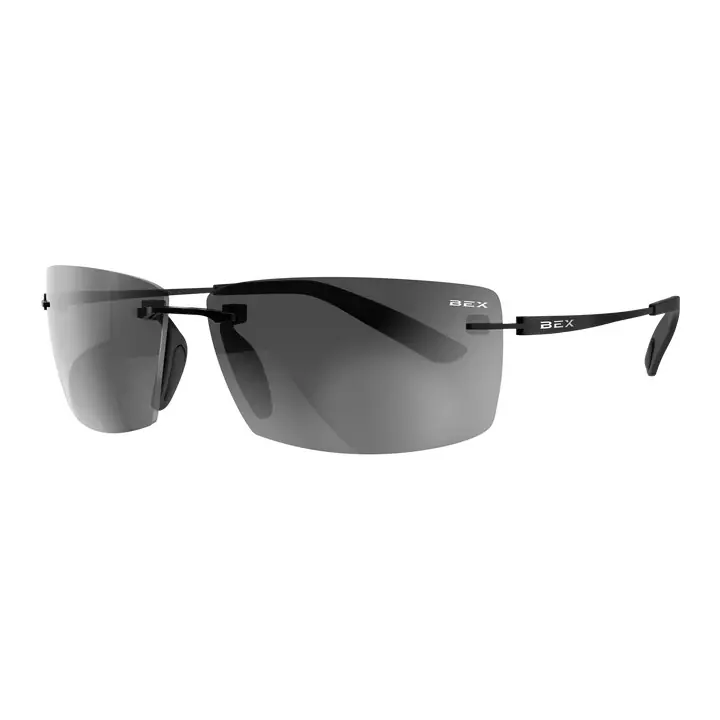 Fynnland XL OTG Sunglasses with Matte Black Frames with Gray Lenses by BEX