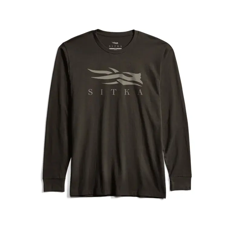 Icon Long Sleeve Crewneck Tee Shirt by Sitka