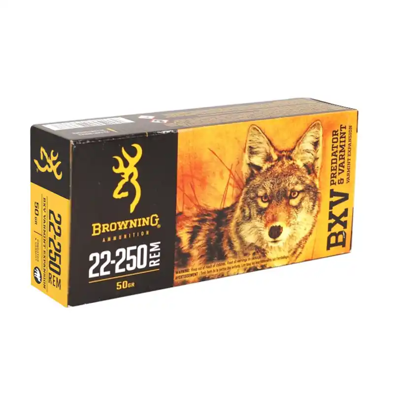 Browning Predator & Varmint 3,800 fps 22-250 Remington 50 Grain Polymer Tip Ammunition