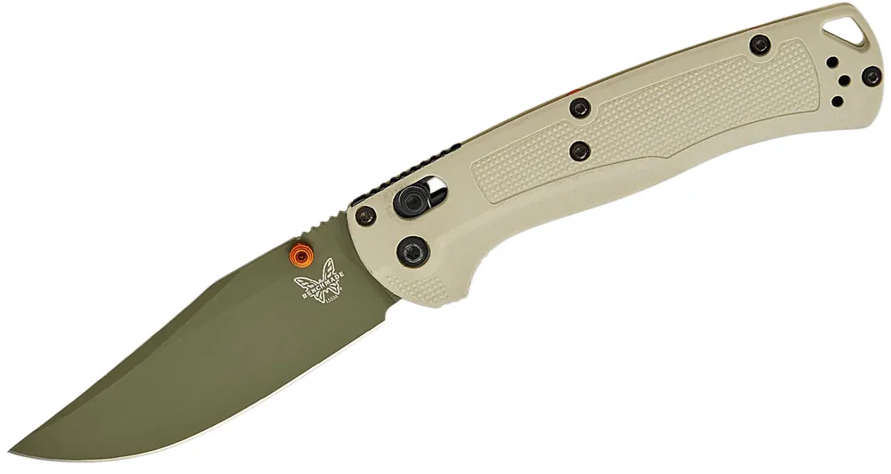 Taggedout Tan Grivory AXIS Folding Knife by Benchmade