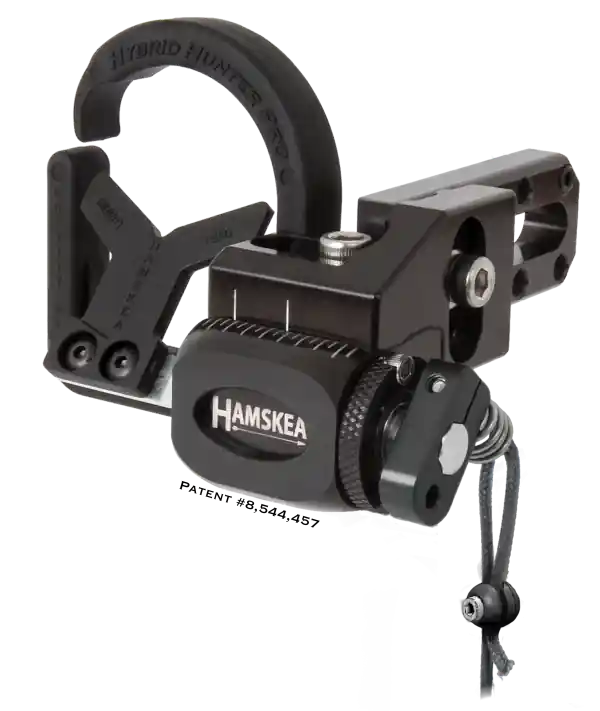 Hybrid Hunter Pro Right Hand Arrow Rest in Black by Hamskea