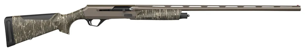 Ace R 12 Gauge Shotgun with 28 Inch Bronze Barrel in Mossy Oak Bottomland Camo Stock by Retay