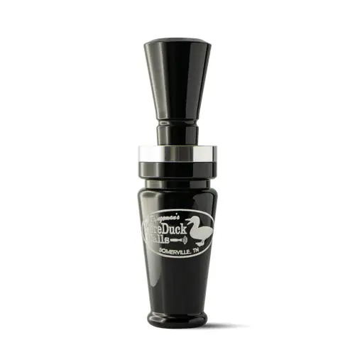 Black Single Reed PureDuck J Frame Duck Call by Rolling Thunder Game Calls
