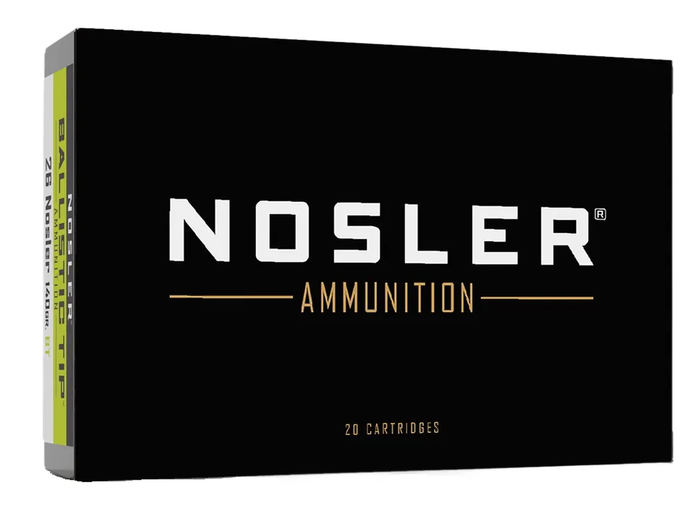 Nosler 2,700 fps 260 Remington 140 Grain Ballistic Tip Soft Point Rifle Ammunition