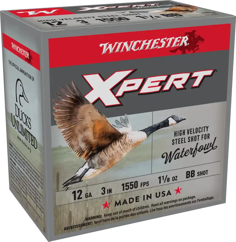 Winchester 1550fps 12ga 3" 1-1/8oz BB Xpert Steel Shotgun Ammunition