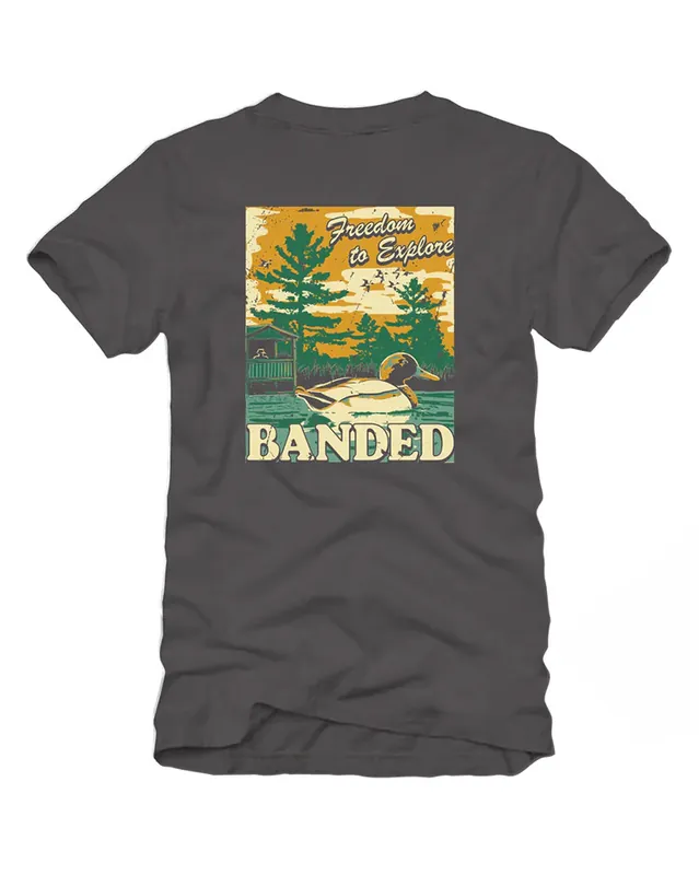 Duck Blind Poster Short Sleeve Tee Shirt by Banded