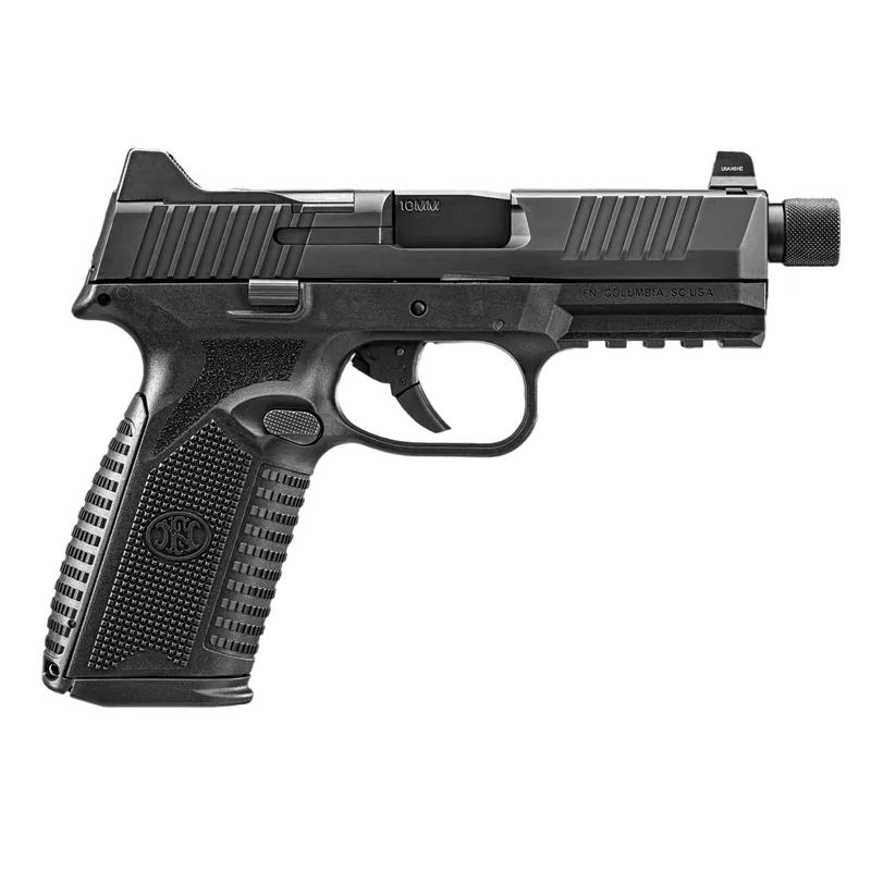 FN America 510 Tactical 10mm Caliber 4.71" Barrel Length Semi Auto Black Finish Handgun with 2 Magazines