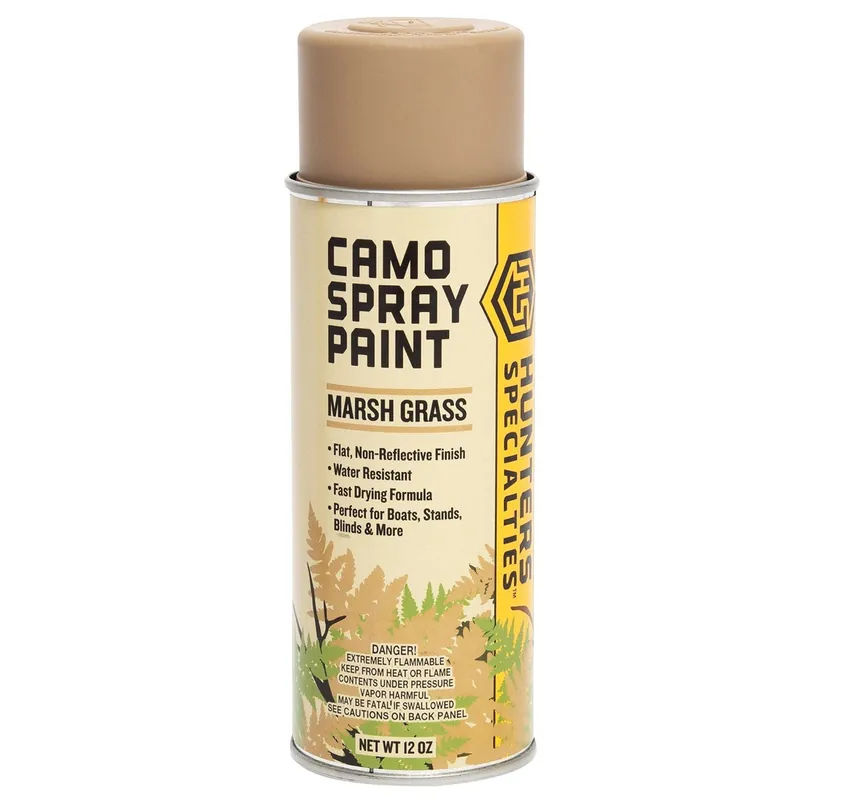 Marsh Grass Camo Permanent Spray Paint Can by Hunters Specialties