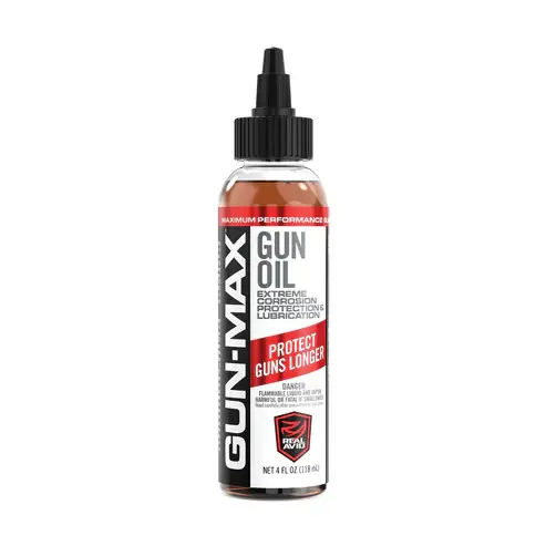 Gun Max Gun Oil 4oz Squeeze Bottle by Real Avid