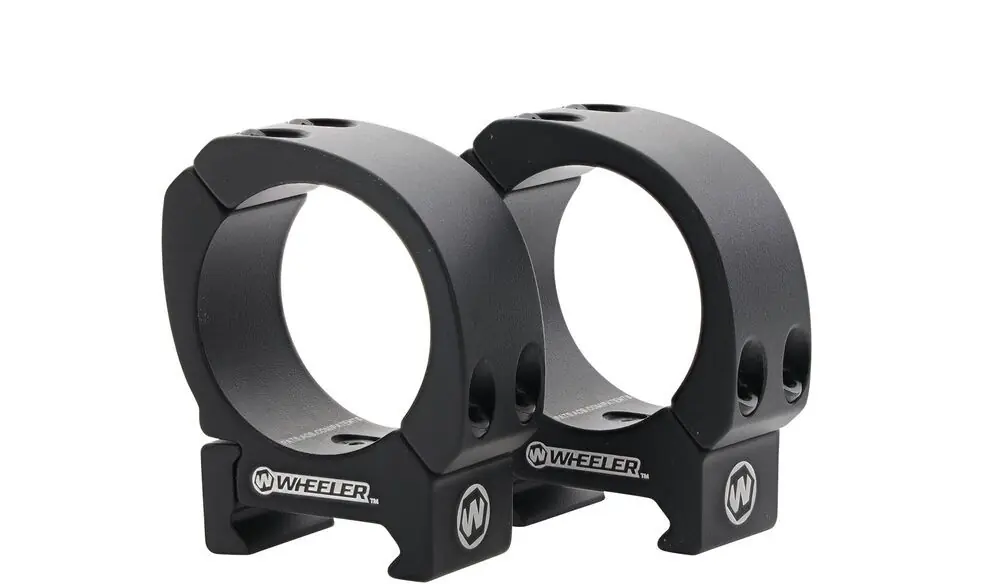 Sporter Bi-Weaver Style Picatinny Rings – 30mm Low by Wheeler