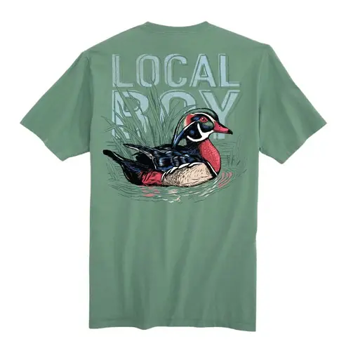 Youth Wood Duck Short Sleeve Tee Shirt by Local Boy