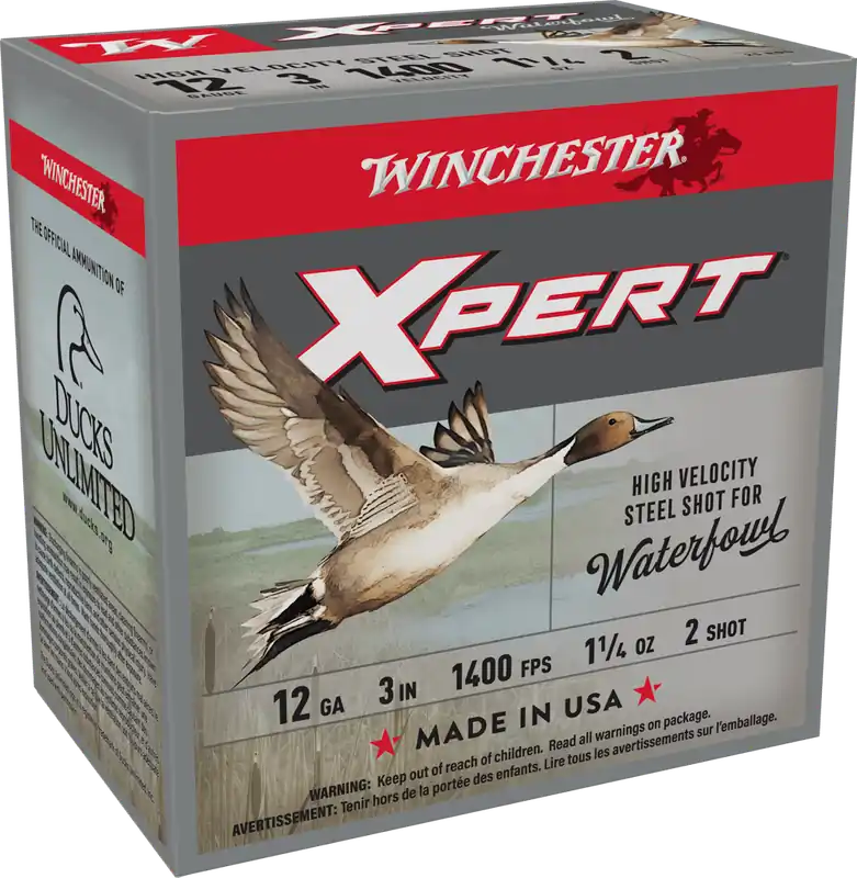 Winchester Xpert 1440fps 12 Gauge 3" 1-1/4oz 2 Steel Shot Shotgun Ammunition
