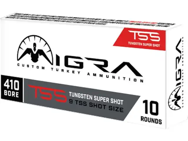 Migra Custom Turkey TSS 1050fps 410ga 3" 7/8oz 9 Shot Turkey Shotgun Ammunition