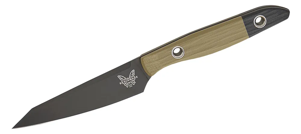 3.75 Inch OD Green True Paring Fixed Blade Knife by Benchmade