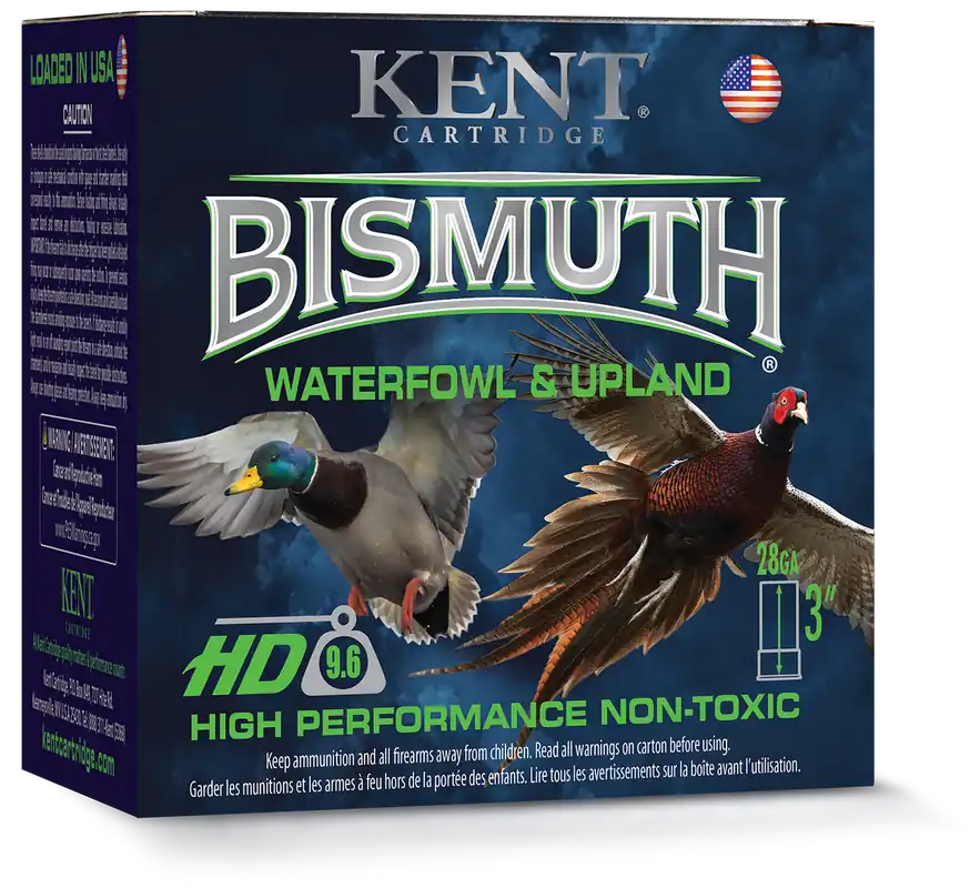 KENT Waterfowl & Upland 1,350 fps 28 Gauge 3" 1-1/16 oz. 5 Bismuth Shot Shotgun Ammunition